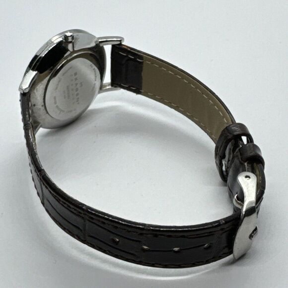 Skagen Denmark SKW2284 Women Brown Leather Analog Dial Quartz Wrist Watch AEA288 main image 10